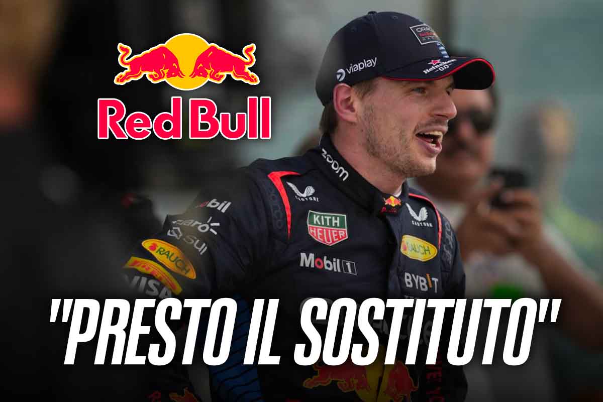 Verstappen, presto il sostituto